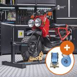 Datona Inrijklem voor scooters + spanband - DT-57502-SCOOT-DT-58290 - Zwart