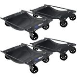 Datona Automovers set van 4 stuks - DT-53126-2 - Zwart