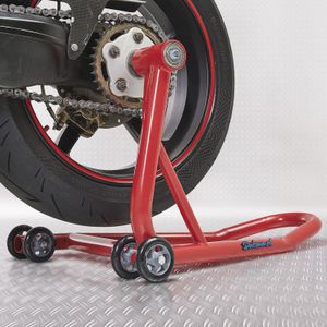 Datona Extra sterke paddockstand enkelzijdige ophanging - Ducati (40,7 mm) -  - Rood