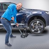 Datona Aluminium garagekrik - 2 ton - DT-53212 - Mat zwart