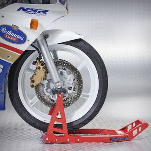 Datona MotoGP Paddockstand voorwiel - Honda rood -