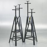 Datona Assteunen hoog 2 ton met spindel - 4 stuks - DT-53413-4 - Zwart