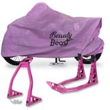 Datona Roze paddockstands en motorhoes - beauty and the beast collection - DT-57244-collection