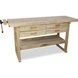 Datona Houten werkbank met vier lades - DT-52903