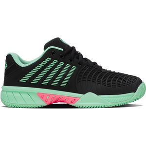 K-SWISS WOMENS EXPRESS LIGHT 3 CLAY BLACK/NEON MINT/NEON PASTEL PINK