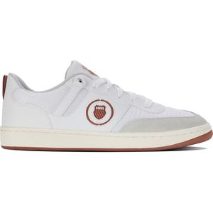 K-SWISS WOMENS K-VARSITY WHITE/LIGHT MAHOGANY