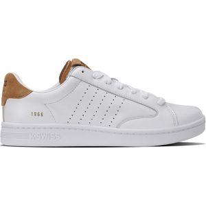 K-SWISS MENS LOZAN KLUB LTH WHT/WHT/BROWNSUGAR SD