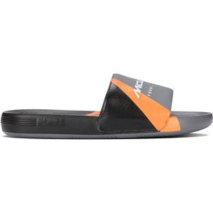 K-SWISS MENS SLIDE SANDAL X MCLAREN F1 TEAM ANTHRACITE/BLACK/PAPAYA
