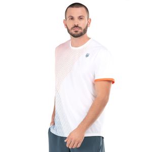 K-SWISS MENS A1 ORION STRIPE S/S WHITE