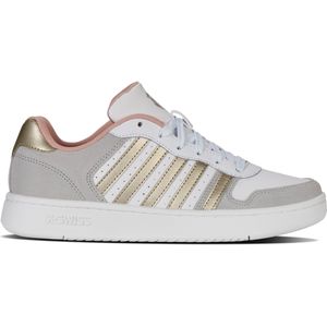 K-SWISS WOMENS COURT PALISADES GRAY VIOLET/CHAMPAGNE/WHITE