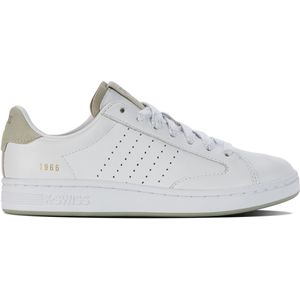 K-SWISS WOMENS LOZAN KLUB LTH WHT/WHT/AGATHE GRAY SD