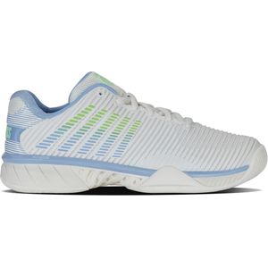 K-SWISS WOMENS HYPERCOURT EXPRESS 2 LUCENT WHITE/DUTCH CANAL/PARADISE GREEN