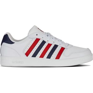 K-SWISS GRADESCHOOL COURT PALISADES WHITE/MARS RED/PEACOAT