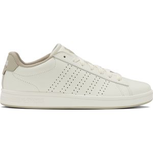 K-SWISS MENS COURT BASE II SNOW WHITE/LIGHT GRAY/PEYOTE