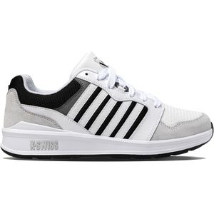 K-SWISS MENS RIVAL TRAINER T WHITE/BLACK/LUNAR ROCK