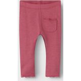 Legging - Regular Fit - Zacht en Stretchy - Ribgebreid - Voorzakken - Kantdetail