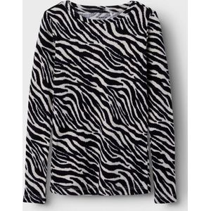 Print Top Met Lange Mouwen