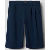 Bermuda - Bermuda Short - Regular Fit - Met Plooien - Elastische Taille