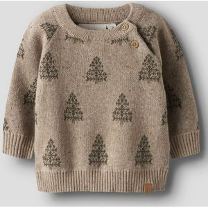 Biologisch Katoen - Gebreide Trui - Cardigan - All-over print - Lange Mouwen