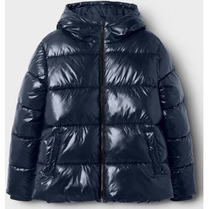 Shiny Gewatteerde Jas