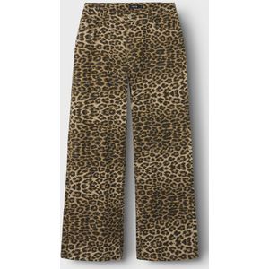 Wide Leg Luipaard Broek