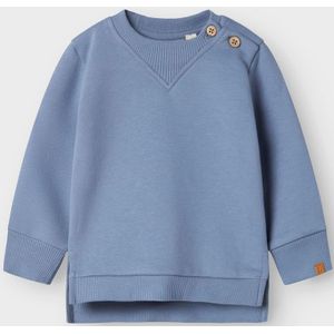 Sweater - Geborstelde Sweatstof - Ronde Hals - Lange Mouwen - Regular Fit