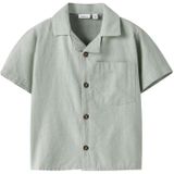 Overhemd - Regular Fit - Korte Mouwen - All-over Print - Blousekraag