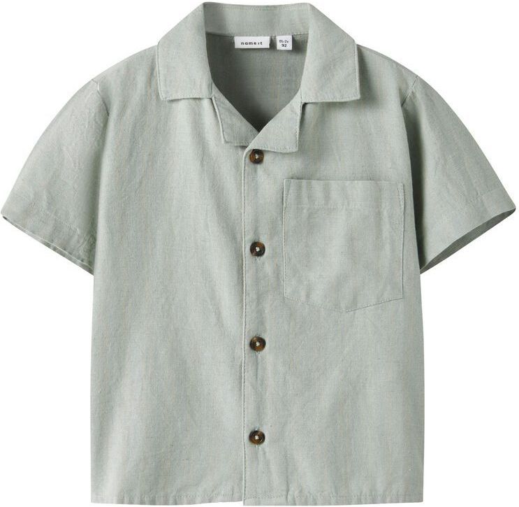 Overhemd - Regular Fit - Korte Mouwen - All-over Print - Blousekraag