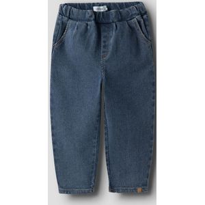 Jeans - Loose-Fit - Denim - Blauw - Verstelbare Taille