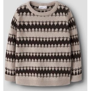 Gebreide Trui - Lange Mouwen - Ronde Hals