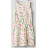 Name It Jurk - NkfVigga - Bright White/Tropisch - Name It - 9 jaar (134) - Jurk