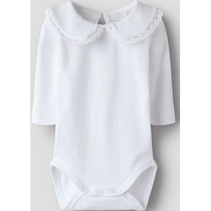 Name It Romper l/s - NbfFelia - Bright White - Name It - 50 - Romper L/S