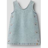 Denim - Overgooier - Mouwloos - V-hals - Regular Fit - Snow Wash