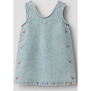 Denim - Overgooier - Mouwloos - V-hals - Regular Fit - Snow Wash