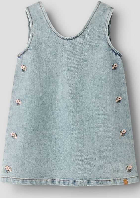 Denim - Overgooier - Mouwloos - V-hals - Regular Fit - Snow Wash