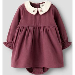 Lil Atelier Body met Rok l/s - NbfRebel - Catawba Grape - Lil Atelier - 68 - Romper L/S