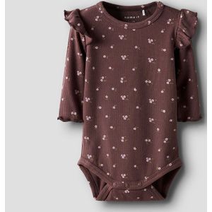 Lange Mouwen Romper - Ribgebreid - Body - All-over Print