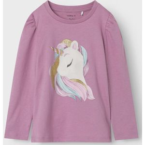 Regular Fit Top Met Lange Mouwen