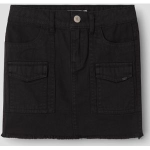 Rok - Keperstof - Verstelbare Taille - Voorzakken - Cargozakken