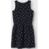 Name It - NkFVigga - Jurk - Dark Sapphire/Dot - Katoen