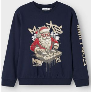 Sweatshirt - All-over print - Geborstelde Sweatstof - Lange Mouwen - Regular Fit