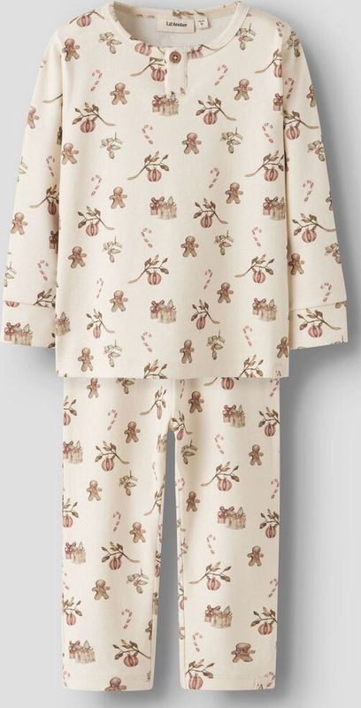 Pyjama's - Print Pyjama - Jersey - Lange Mouwen - Knoopsluiting - Elastische Taille
