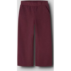 Broek - Zware Jersey - Wijde Pijpen - Verstelbare Taille - Glitter Detail