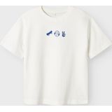 NAME IT - NKMBEKAJ SS NREG TOP - T-shirt - Wit