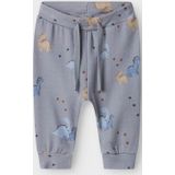 Broek - Ribgebreid - Regular Fit - All-over Print - Verstelbare Taille