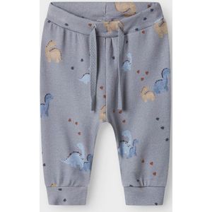 Broek - Ribgebreid - Regular Fit - All-over Print - Verstelbare Taille