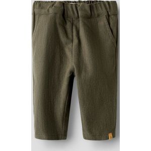 Broek - Regular Fit - Geweven Stof - Zakken - Verstelbare Taille