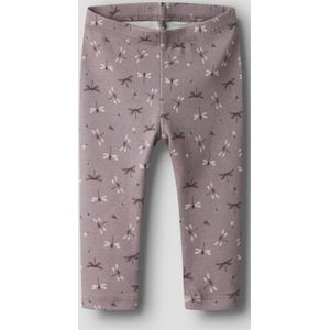 Legging - All-Over Print - Ribgebreid - Elastische Taille - Regular Fit