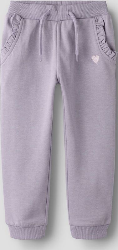 Name It Joggingbroek - Noos - NmfVima - Lavender Grijs - Name It - 5 jaar (110) - Joggingbroek