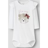 Biologisch Katoen - Romper - Jersey - Lange Mouwen - Drukknoopsluiting